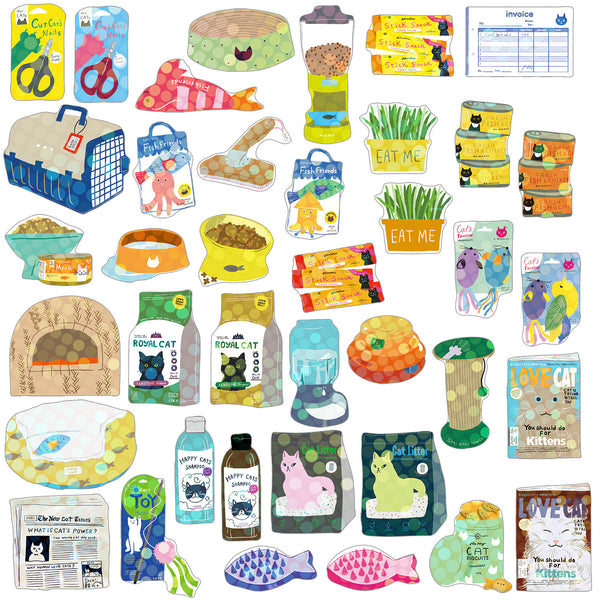 Haco Sticker Box - Cat Supplies