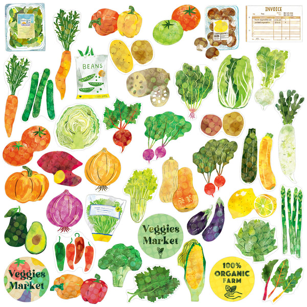 Haco Sticker Box - Veggies