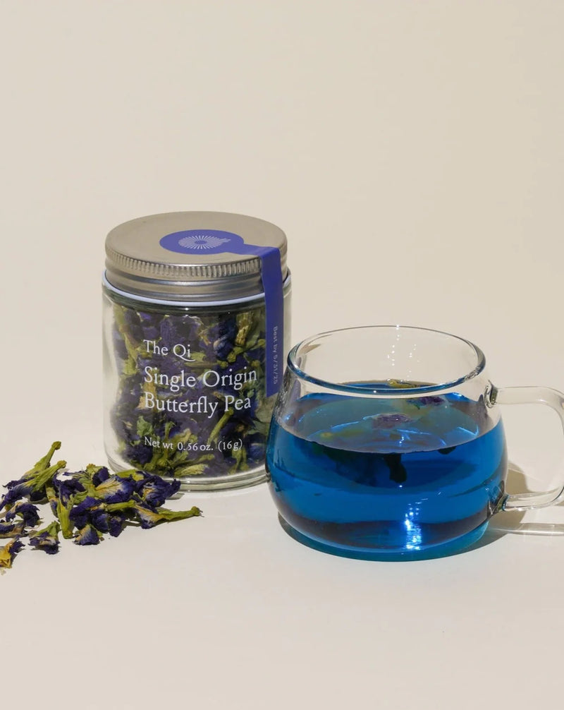 The Qi Single Origin Butterfly Pea Tea