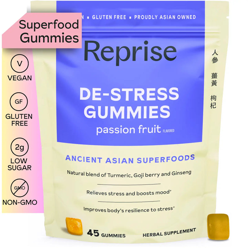 De-Stress Gummies - Passion Fruit Flavor