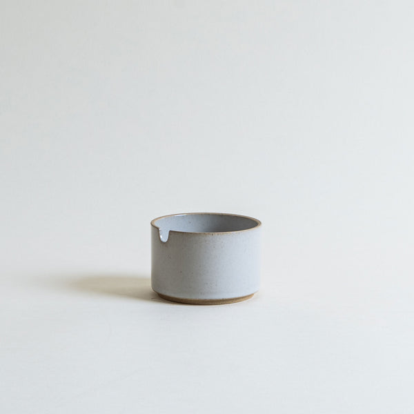 Hasami Porcelain Sugar Pot in Glossy Gray