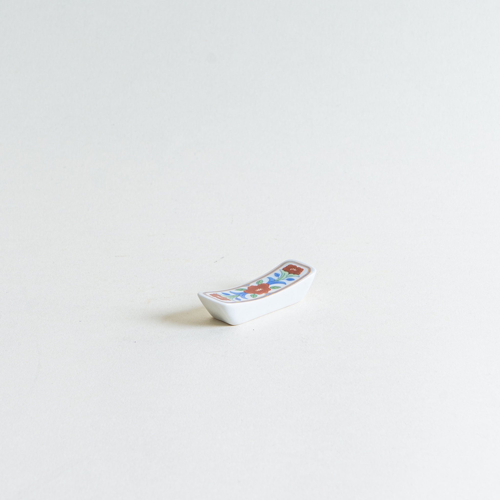 Red Flower Chopstick rest – Handmade Japanese Ceramic Hashioki ...