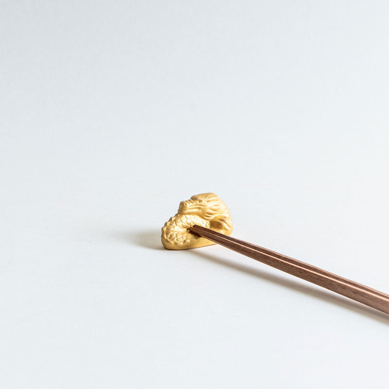 Golden Dragon Chopstick Rest