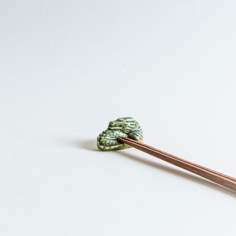 Green Dragon Chopstick Rest