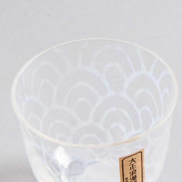 Taisho Roman Iced Tea Glass in Wave