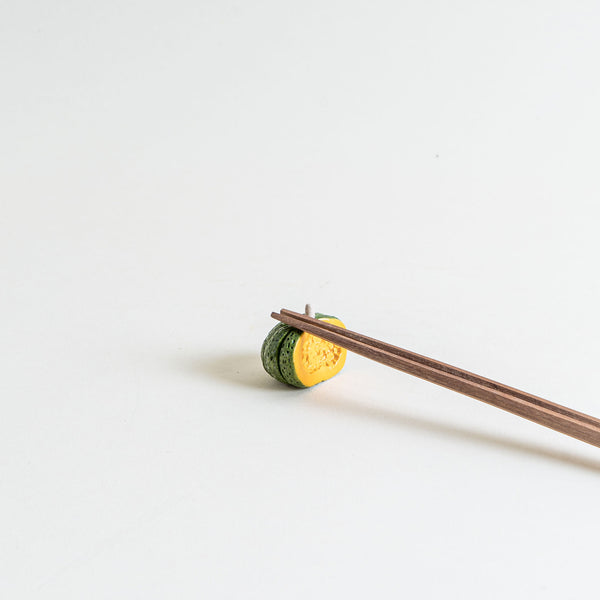 Oven Bake Clay Pumpkin Chopstick Rest