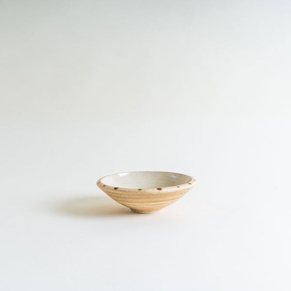 Handmade Dotted Round Side Dish Bowl