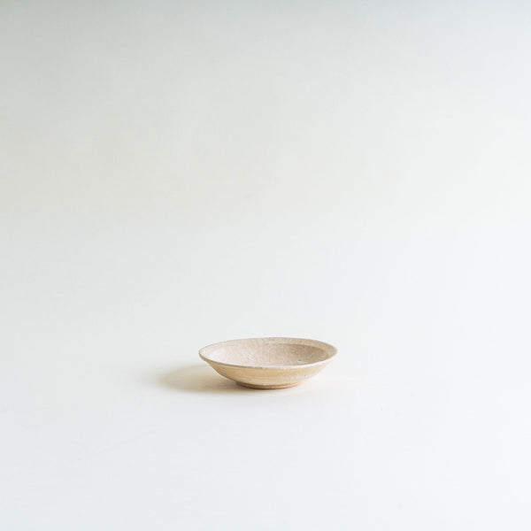 White Brushed Small Plate