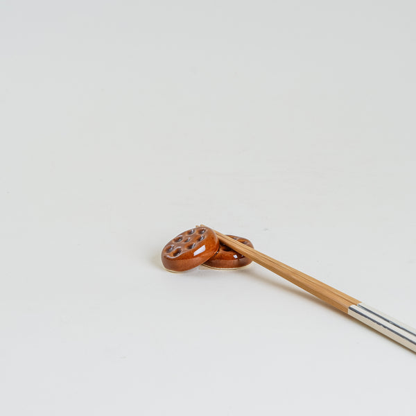 Simmered Lotus Root Chopstick Rest