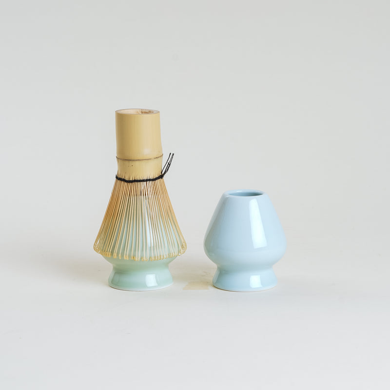 Matcha Whisk Holder in Light Blue