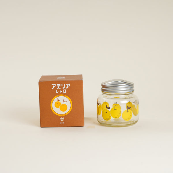 Pear Retro Storage Jar
