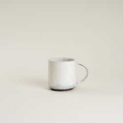 White Slip Covered Mug