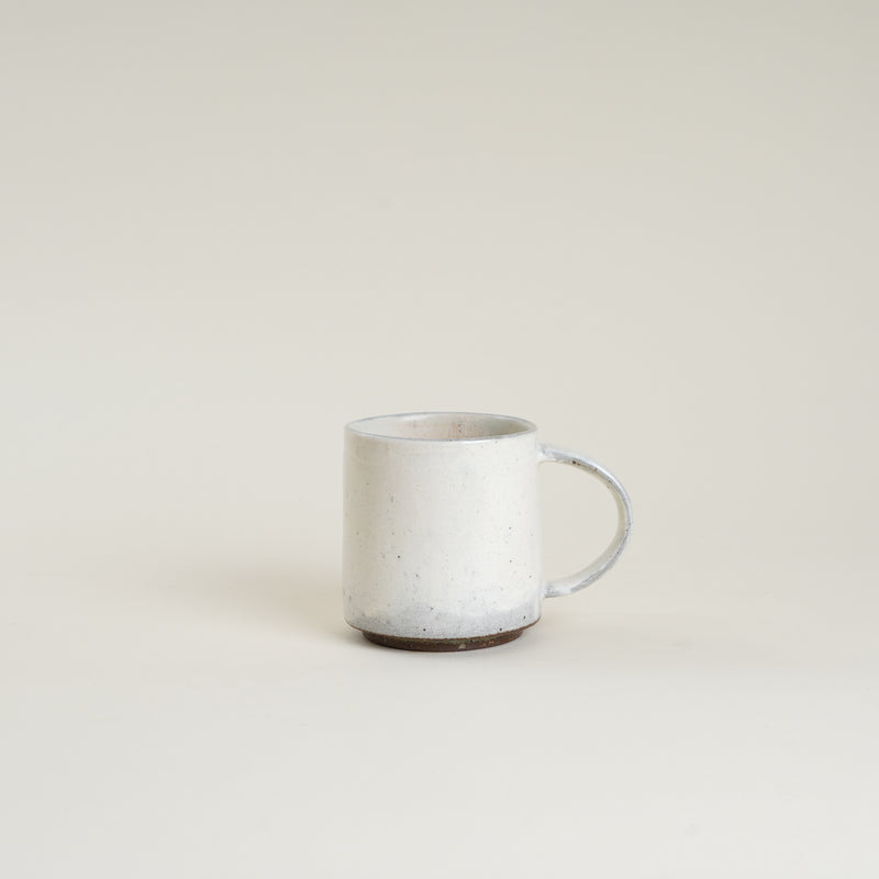 White Slip Covered Mug