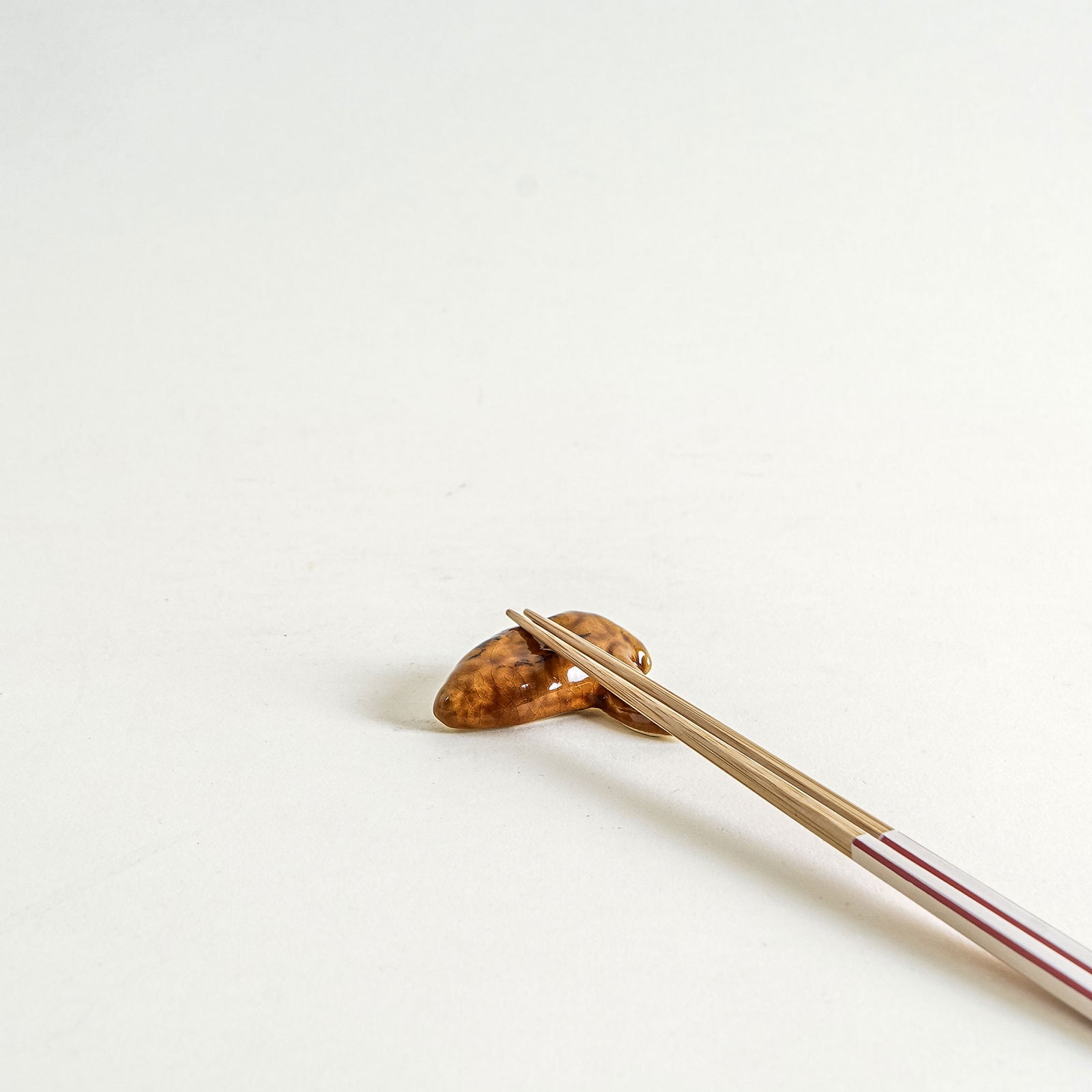 Chicken Wing Chopstick Rest – Handmade Japanese Ceramic Hashioki