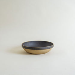 8.6" Hasami Porcelain Round Serving Bowl in Black