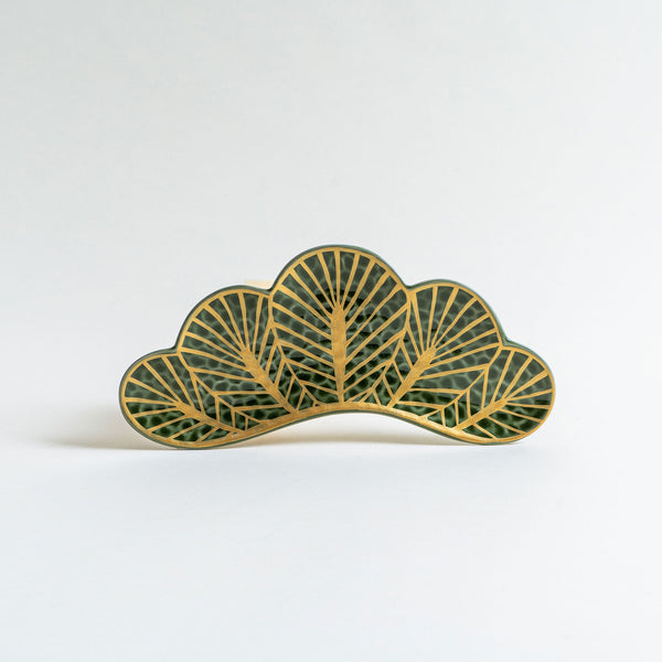 Pine Plate in Green