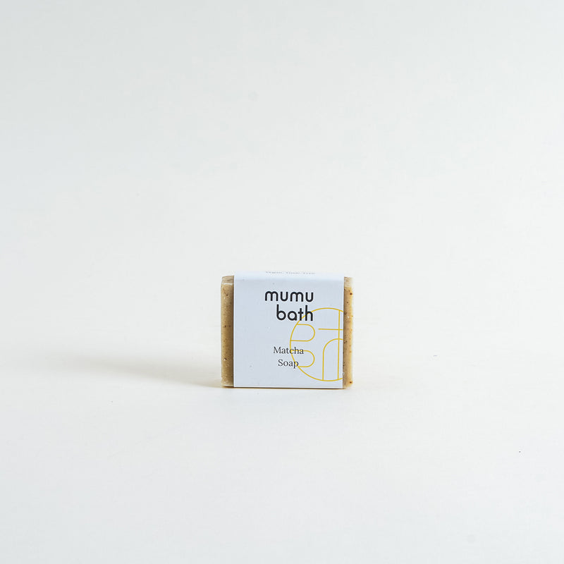 mumu bath matcha soap