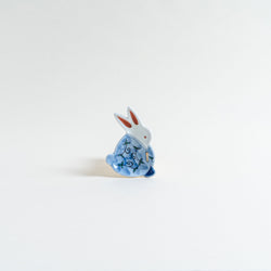 Hand-Painted Rabbit Small Dish