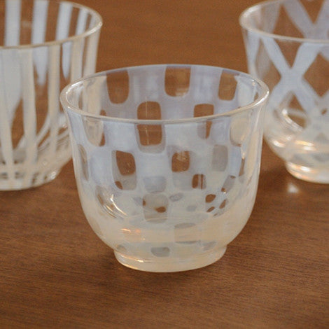 Taisho Roman Iced Tea Glass in Checker