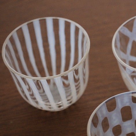 Taisho Roman Iced Tea Glass in Stripe