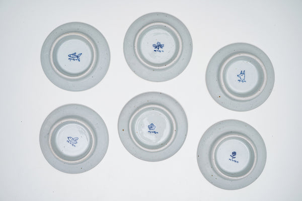 Yeogi-Damki Hand-Painted Moon Jar Mini Dish