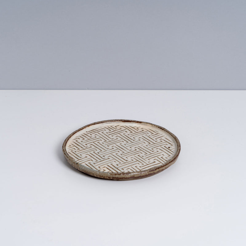 6.5" Patterned Round Plate