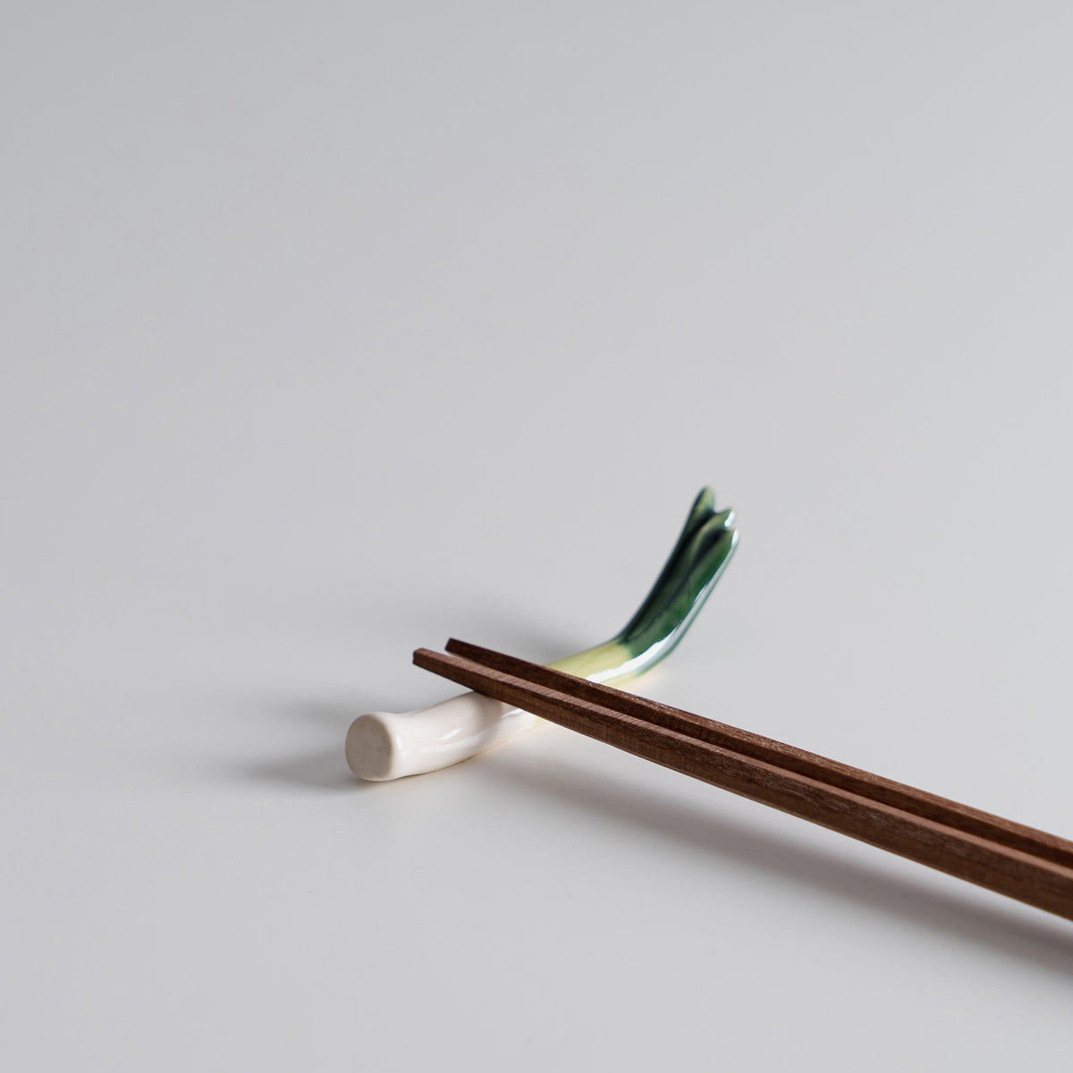 Eggplant Chopstick Rest – Handmade Japanese Ceramic Hashioki