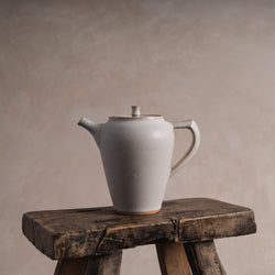 Handmade Teapot in #85 White - Style A