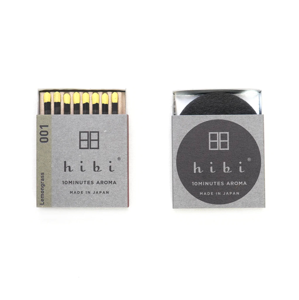 Hibi Incense Match - Lemongrass | On-the-Go Aromatherapy