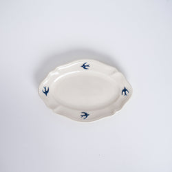 Studio M' 9" early bird oval plate