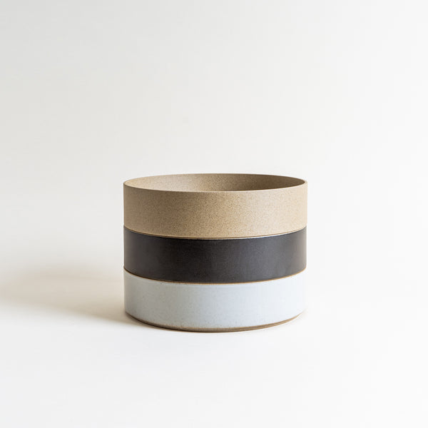 Three 8.6" Hasami Porcelain Serving Bowls stacking