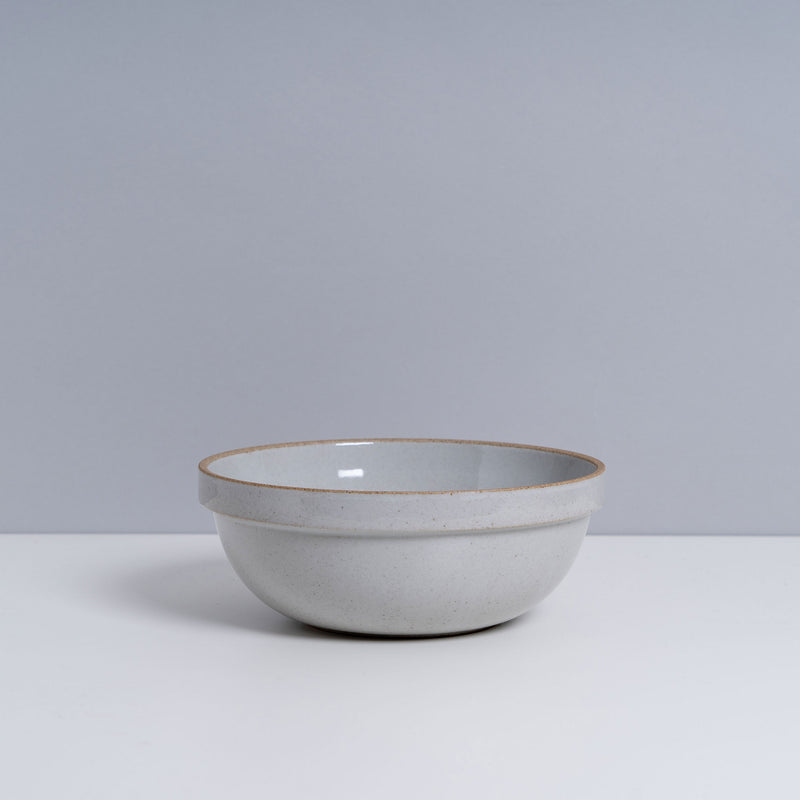7.3" Hasami Porcelain Deep Round Bowl in Glossy Gray - Mogutable