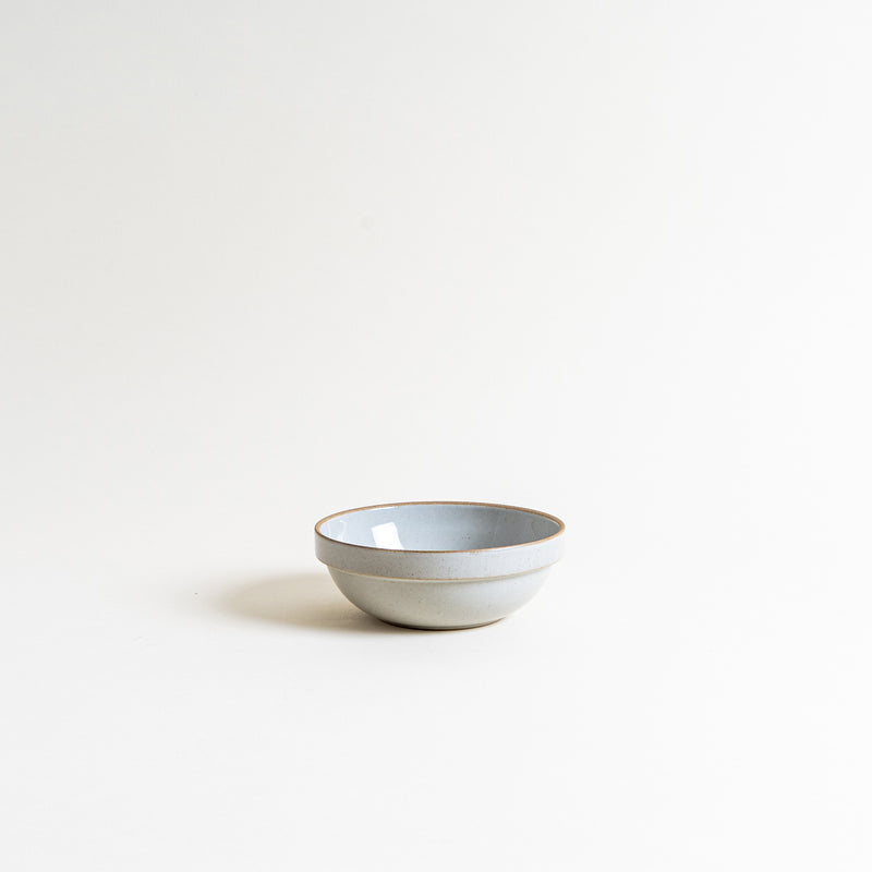 5.7" Hasami Porcelain Round Bowl in Glossy Gray