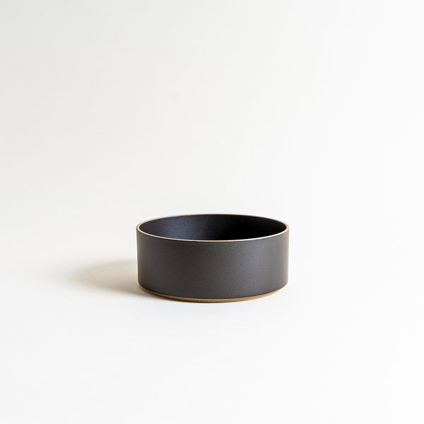 7.3" Hasami Porcelain Tall Bowl in Black