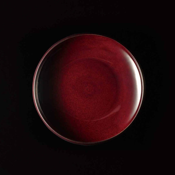 9" Crimson Round Bowl