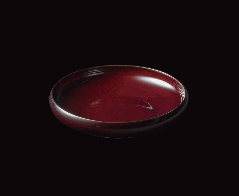 9" Crimson Round Bowl