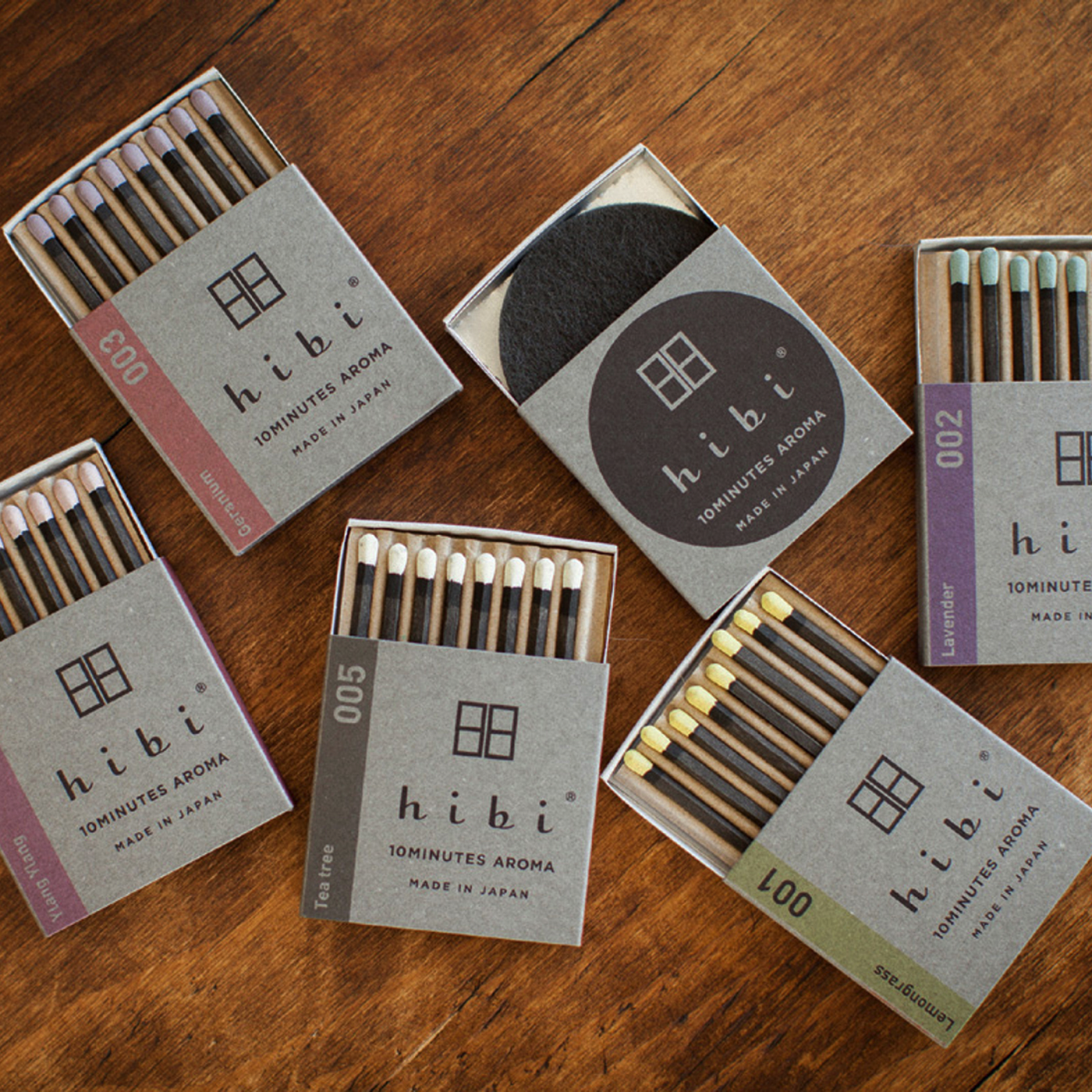 Hibi Incense Match - Lemongrass | On-the-Go Aromatherapy